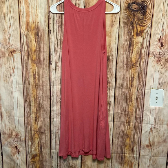 Time & Tru Knit Dress Sleeveless Size 20 Faded Rose Color NWT - Picture 3 of 9